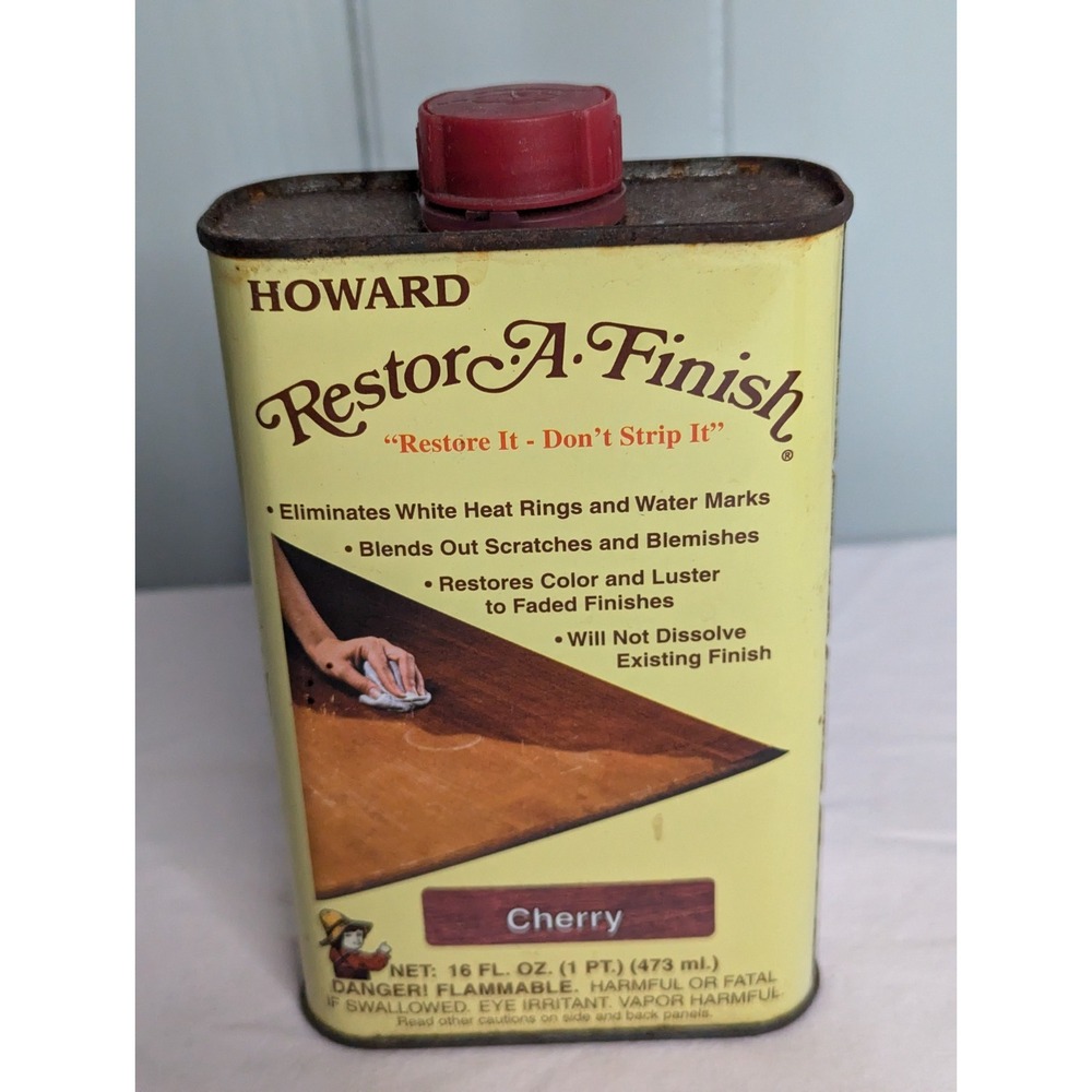 Vintage Howard Restor A Finish Cherry furniture restore color blends scratches +